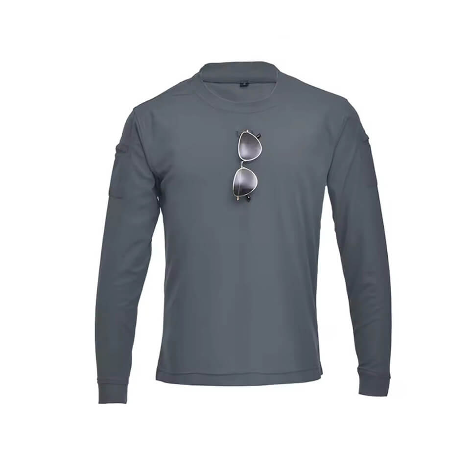 Men's T-shirt Casual Short Sleeved Tees Long Sleeve O Neck Sweat Absorbent Combat T-shirt Hunt Airsoft T Shirts Hunting